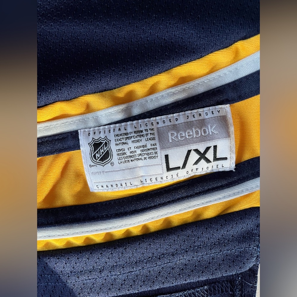 Reebok Buffalo Sabres NHL Hockey Jersey Reebok #29 Jason Pominville Y L-XL - Picture 3 of 7